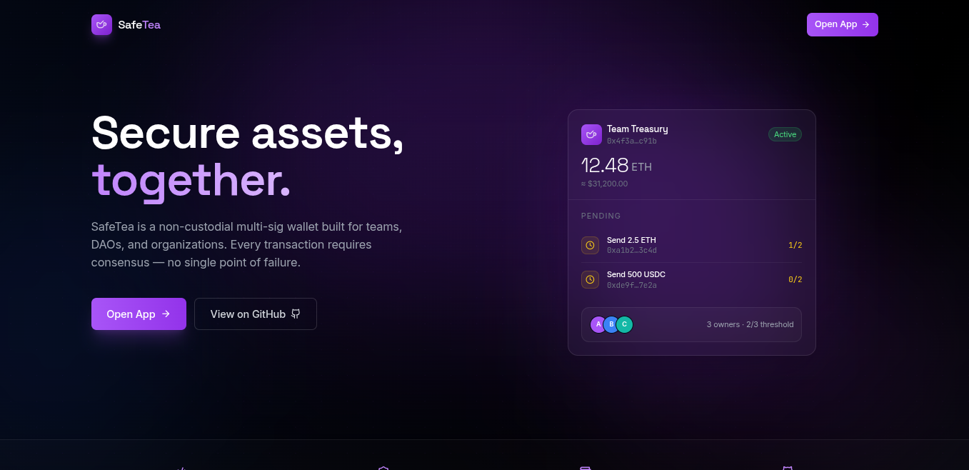 SafeTea Wallet